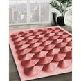 thumbnail image 2 of Ahgly Company Indoor Square Patterned Pastel Pink Area Rugs, 3' Square, 2 of 6
