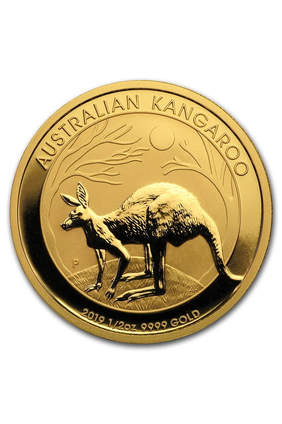 2019 Australia 1/2 oz Gold Kangaroo BU