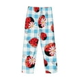 thumbnail image 5 of Fotbe Men'S Flowers And Lady Bugsclassic Pajama Pants With Elastic Waist And Drawstring Pockets，Pajama Pants Mens Lounge Pants Super Soft, 5 of 9