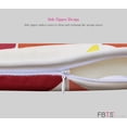 thumbnail image 6 of FBTS Prime 16x17 inch All-Weather Orange Triangle Outdoor Seat Pads, Pack of 2, 6 of 7