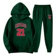 thumbnail image 3 of Jogging Suits for Men Casual Jogging Gym Sweat Suits Comfy Casual Athletic Set Men's Fashion, Dark Green, Size XXL, 3 of 5