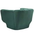 thumbnail image 6 of Tufted Armchair and Sofa Set, Velvet, Green, Modern Contemporary Urban Design, Living Lounge Room Hotel Lobby Hospitality, 6 of 6