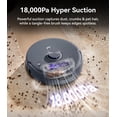 thumbnail image 5 of Restored NARWAL Freo Z10 Ultra Robot Vacuum and Mop Combo, Dual RGB Cameras and Chips, AI Avoidance, 8N Corner to Edge Deep Cleaning, Dry-Wet Separation, 18000Pa, Hot Water Wash & Self-Emptying, Gray (Refurbished), 5 of 7