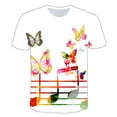 thumbnail image 1 of Novedad de verano, camisetas con notas musicales, ropa para niños y niñas, camisetas de manga corta, ropa para niños, cuello redondo, disfraces de 1 a 14 años 9T Gao Jinjia LED, 1 of 2