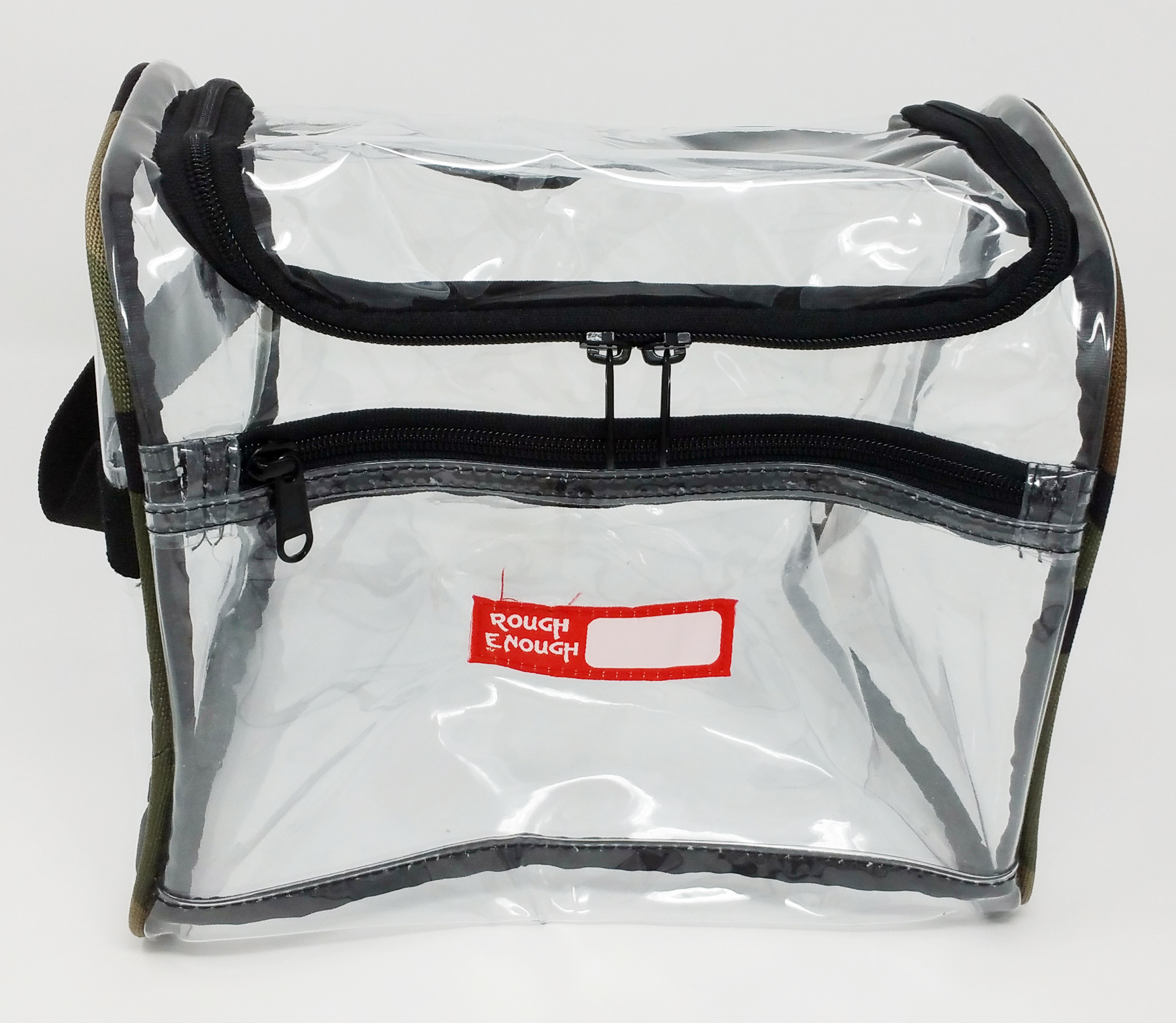Rough Enough Rough Enough TSA Clear Transparent Large Toiletry Bag
