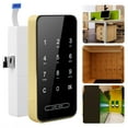 thumbnail image 4 of Qiilu Digital Locker Lock,Electronic Password Card Lock RFID Smart Keyless Touch Screen for File Shoe Cabinet Locker,RFID Lock, 4 of 9