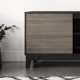 thumbnail image 4 of Nexera Rhapsody TV Stand with Shelves for TVs up to 80 in., Nutmeg and Black, 4 of 6
