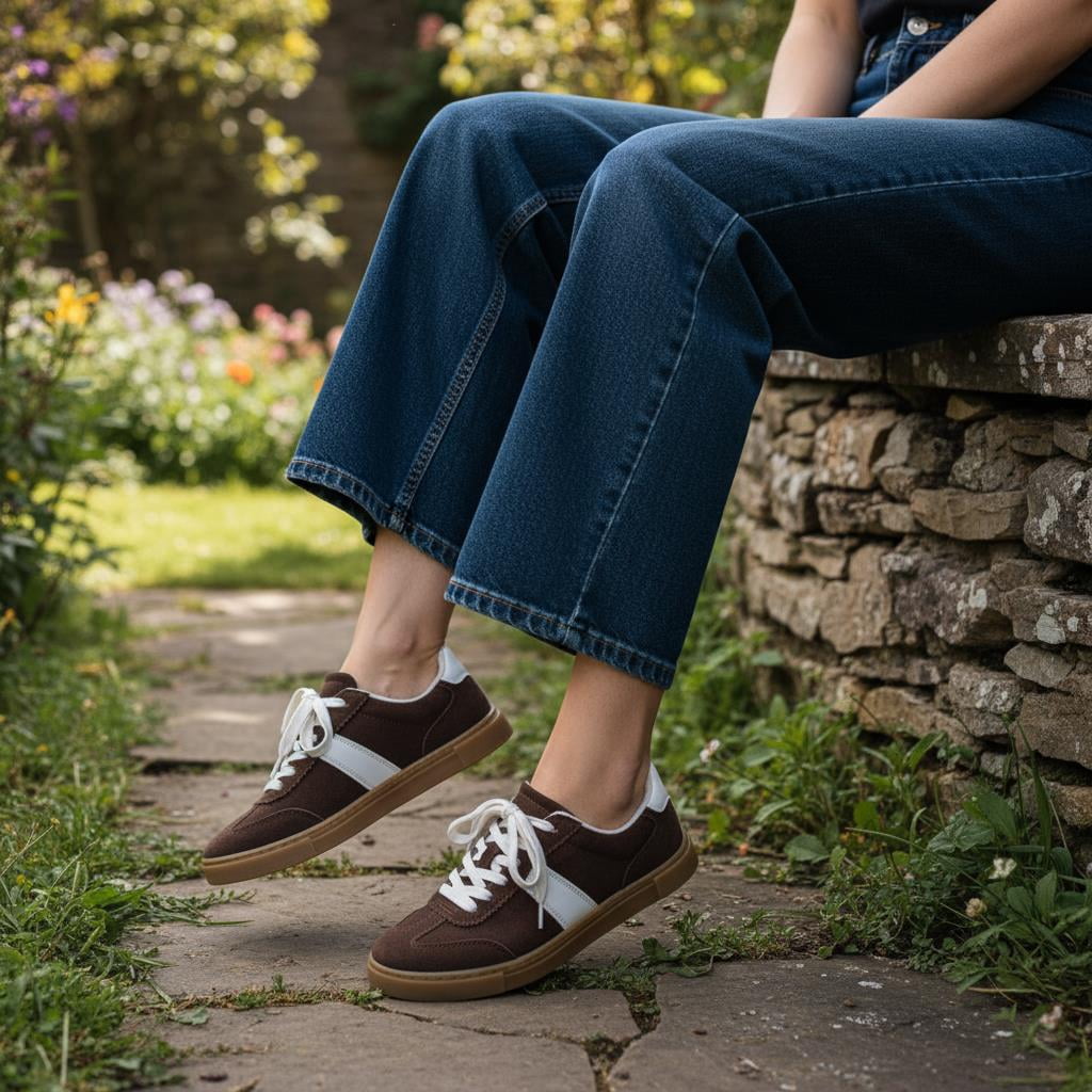 Cushionaire Balance Lace Up Women's Sneakers - Casual Tennis Shoes for Women with Memory Foam and Slip Resistant Outsole