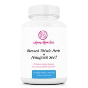 Mommy Knows Best Fenugreek and Blessed Thistle Lactation Aid Support Supplement for Breastfeeding Mothers