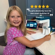 smART Sketcher AI Projector, AI-Powered Drawing Projector for Kids, Educational Arts & Crafts Toy with Image Generation, Birthday Gift Ages 10+