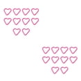 thumbnail image 4 of Llavero de mosquetón Minnieouse Aleación 10X Rosa roja 2piezas, 4 of 6