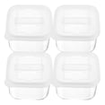 thumbnail image 1 of Miangastore 4pcs Mini Food Containers Lab Sample Containers Condiment Containers Sampling Box 250ml, 1 of 8
