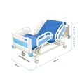 thumbnail image 2 of Cama de Hospital LUCIA Eléctrica Ajustable C/ Colchón Color Blanco-Azul Onof, 2 of 10