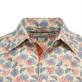 thumbnail image 3 of Beyond Paradise Men's Short Sleeve Hawaiian Print Shirt | Maize Yellow, 3 of 4