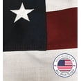 thumbnail image 3 of HEAVY-DUTY American Flag 5x8' - 100% Made in the USA - Durable, Long Lasting, Rich Polyester Material - Embroidered Stars, Sewn Stripes with Lock Stitching, Four Rows of Lock Stitching on the Fly End, 3 of 4