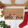 thumbnail image 5 of Bjutir Christmas Print Doormat Decoration 1Pc Christmas Doormat Holiday Doormat Christmas Indoor Outdoor Welcome Mat Floor Mat Home Decor Merry Christmas Doormat Winter Snowman Non Floor Mat, 5 of 9