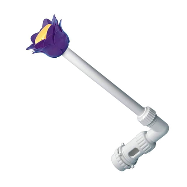 Toystoory Fuente de piscina Montado en la pared Cabeza de flor Baño SPA Pulverizador Cascada de jardín ajustable Jardín y Patio Toystoory HA005327-00