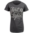 thumbnail image 1 of Hayabusa Women's Classic Spirit of the Fighter T-Shirt - Large - Gray, 1 of 4