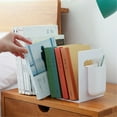 thumbnail image 5 of Renjiang Adjustable Book Ends, Bookends Book Holders for Shelves, Desk Magazine File Organizer Holder for Office, Books, Papers, Extends Up To 19 Inches.Scratch-Resistant Hand Coating-Black, 5 of 5