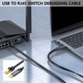 thumbnail image 2 of USB To RJ45 for USB Rollover Console Cable Debug Line Router Converters, 2 of 9