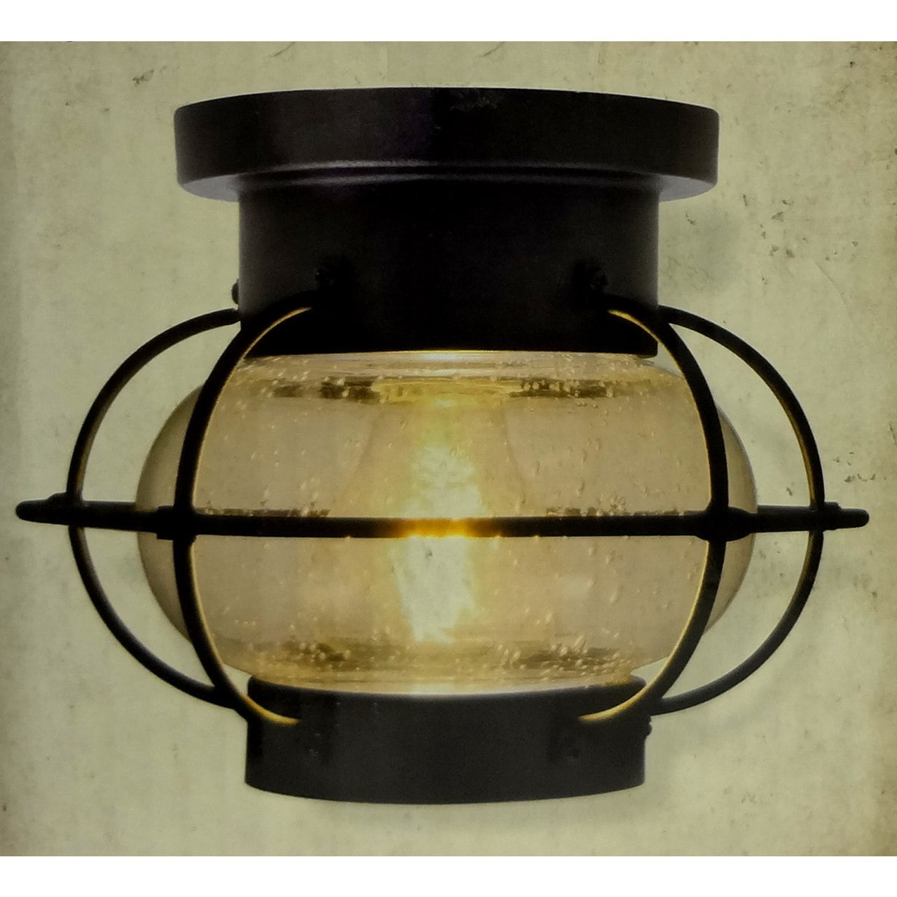 Sylvania Es Vintage Rustic Cage Light Led Dimmable