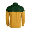 thumbnail image 5 of Xaqiouau Mens Colorblock Quarter-Zip Stand Collar Sweatshirt Long Sleeve Ribbed Cuffs Regular Fit Pullover for Spring & Fall Casual Everyday Tops Green S, 5 of 8