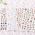 thumbnail image 4 of yeacher Christmas Nail Art Stickers - Festive Nail Decorations, Model ZS-013, Single Sheet, Multi-Color Designs for DIY Nail Art, Perfect for Home or Salon Use, Easy Application on Natural or False, 4 of 6