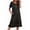 Black Butterfly Floral, variant on Ekouaer Nightgowns for Women with Pockets Button Front Short Sleeve House Dresses Floral Print Mumu Dress