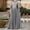 Gray, variant on Zorckvet Womens Summer Dresses Crewneck Long Lace Long Sleeve Fashion Plus Size Dress for Women