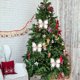 thumbnail image 5 of pstuiky Mariposas navideñas artificiales para decorar el árbol de Navidad, con clip y purpurina. Ideales para bodas, cumpleaños y fiestas., 5 of 6