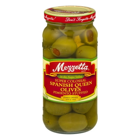 (2 Pack) MEZZETTA SPANISH COLOSSAL QUEEN OLIVES WITH PIMENTO
