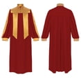 thumbnail image 2 of JOANKDMI Unisex Adult Classic Choir Judge Minister Costume Long Gown Robe with Contrasting Stole for Stage Performance Themed Roleplay Event and Roleplay Suit, 2 of 5