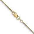 thumbnail image 3 of Solid 14K Yellow Gold 1.6mm Round Open Link Cable with Lobster Lock Chain - 14", 3 of 7