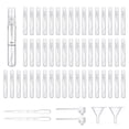 thumbnail image 1 of 70 Mini Botellas en Aerosol, Rellenables botellas de Perfume de Vidrio Transparente de 10 ml, Botellas de Spray de Fragancia Vac&iacute;as con 6 Herramientas de Llenado para Limpieza, Perfume, 1 of 7