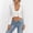 White, variant on Womens Cardigan Tops Open Front Bolero Shrug Cropped Top V Neck Loose Fitted Blouses Casual Sweater Jacket