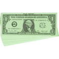thumbnail image 2 of LEARNING ADVANTAGE One Dollar Play Bills - 100 $1 Paper Bills - Realistic Dollar Design and Size - Teach Currency, Counting and Math with Fake Cash, 2 of 5