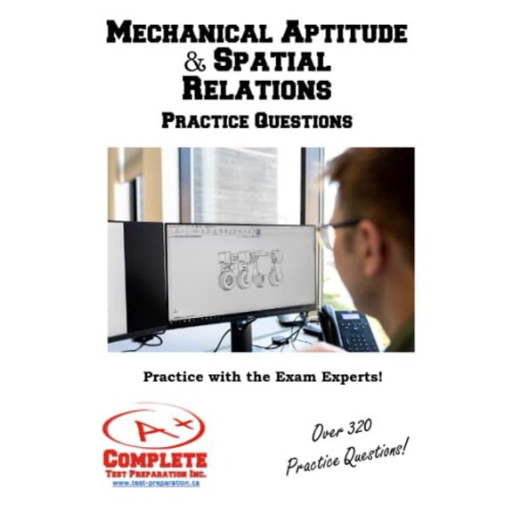 Pre-Owned Mechanical Aptitude & Spatial Relations Practice Questions: Mechanical Aptitude and Spatial Relations Practice Questions Paperback