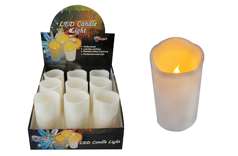 Diamond Visions 081133 Flameless LED Votive Candle Vanilla Scent Large