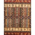 thumbnail image 1 of Ahgly Company Indoor Rectangle Abstract Saffron Red Abstract Area Rugs, 3' x 5', 1 of 6