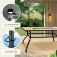 thumbnail image 5 of Sophia & William 7 Pieces Patio Dining Set with Rectangular Wood Like Table & C-spring Motion Chairs for 6-person, 5 of 9