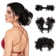thumbnail image 4 of Pieza de Pelo de MoñO Desordenado, Peine Lateral, Clip en MoñO de Pelo, Postizo Updo Despeinado para Mujeres, Updo Despeinado Ajustable A, 4 of 5