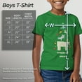 thumbnail image 5 of Boy's Minecraft Spread Joy Christmas Tree Graphic Tee Kelly Green Large, 5 of 9