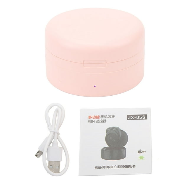 App Page Turner,JX05S Ring Phone Remote App Scrolling Ring Ring Video Recording Camera Remote Diseñado para profesionales Jadeshay A
