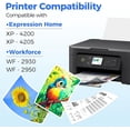 thumbnail image 6 of 232XL Ink Cartridges Compatible for Epson 232XL Printer Ink Combo Pack for Workforce WF-2930 WF-2950 Expression XP-4200 XP-4205 ,5 Pack (2 x Black, Cyan, Magenta, Yellow), 6 of 8