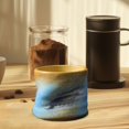 thumbnail image 4 of Mornei Ceramic Coffee Cup Mug 200ml Handmade Japanese Vintage Mini Coffee Cup Tea Yellow, 4 of 5