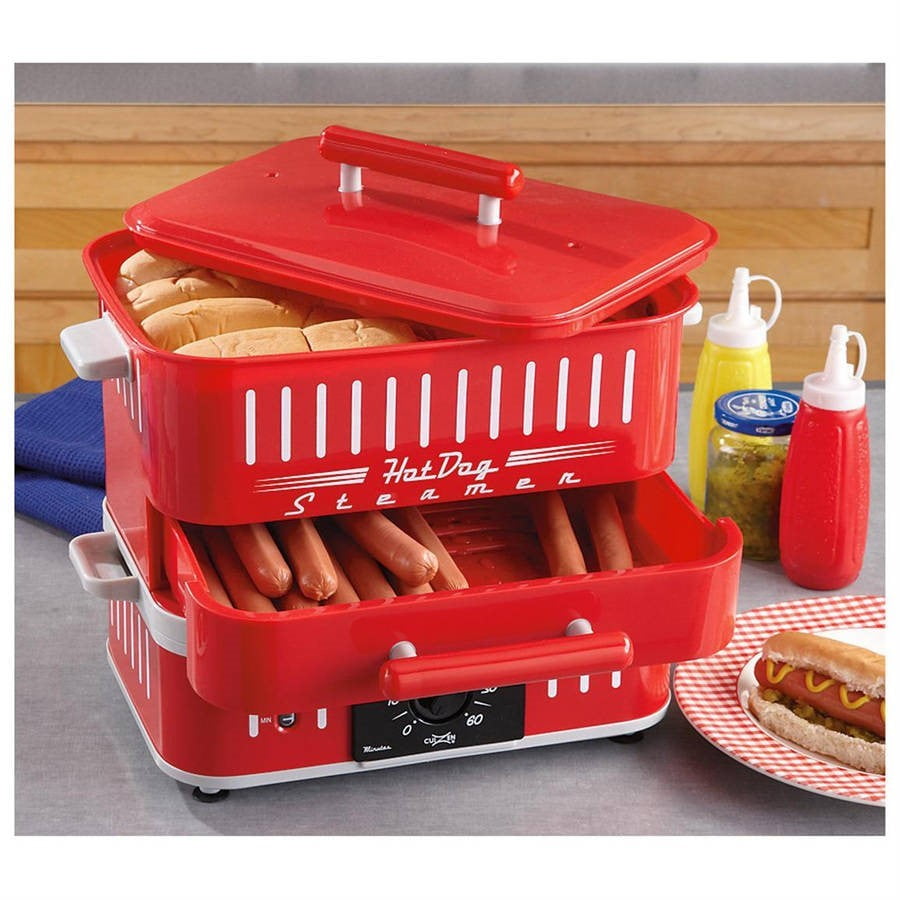 Cuizen Retro Hot Dog Steamer