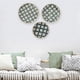 thumbnail image 2 of Cesta de pared colgante hecha a mano, 3 uds., bandejas decorativas colgantes tejidas de bambú redondas, plato para sala de estar y dormitorio esquí esquí Gafas de esquí, 2 of 5