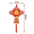 thumbnail image 5 of Nudo chino, amuleto de la suerte del Feng Shui chino, nudo misterioso con colgante de amuleto de la suerte A, 5 of 5