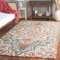 thumbnail image 2 of SAFAVIEH Metro Liadain Floral Area Rug, Gray/Rust, 3' x 5', 2 of 7