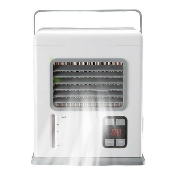 Enfriador de Ventilador de Aire Acondicionado Portátil, Ventilador de Bajo Ruido, Refrigeración y Humidificación Adecuado para Dormitorio de Oficina en Casa